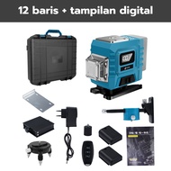 8/16/12 Line Laser Level (Tampilan digital 4D)16 Line Alat Laser Level 4D Laser Level 16 Line Laser 