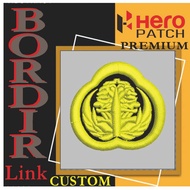 HP-499 PATCH EMBROIDERY LOGO LINMAS LOGO EMBLEM