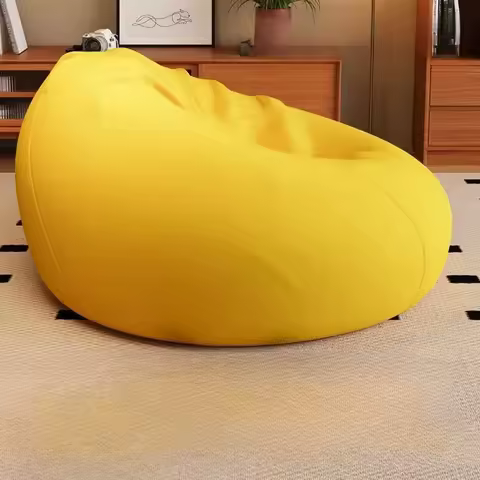 Luxury Bean Bag Sofas Small Modular Cheap Compression Upholstered Bean Bag Sofas Convertible Poof Pu