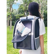 Ostracod Cat Backpack Cat Bag Outing Portable Bag Pet Backpack Breathable Concealed Cat Dog Backpack