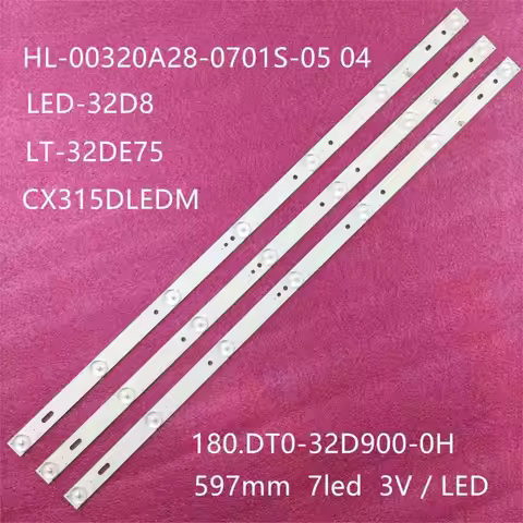 LED Backlight Strips 32LEM-1010/T2C 32" LED TV Bars HL-00320A28-0701S-04 B0 Bands Rulers ZDCX32D07-Z