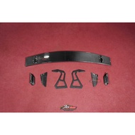 Honda Civic FL5 Type R Rear Spoiler SPOON 1:1 Real Dry Carbon Fiber Gloss Black SPN