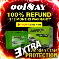 AMARON HI LIFE NS70 | 65D26R (MF) - 50AH - Car Battery - PROTON Perdana, Wira TOYOTA Unser