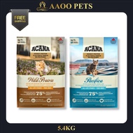 [FREE SHIPPING] Acana Cat Dry Food 5.4kg - (Wild Prairie, Pacifica)
