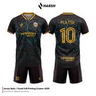 JERSEY BAJU FUTSAL / BOLA FULL PRINTING BISA CUSTOM DESIGN FREE NAMA