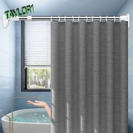 TAYLOR1 Telescopic Clothing Rod, Punch-free Stainless Steel Shower Curtain Poles, Multifunction No Drill Extendable Adjustable Support Rod Home