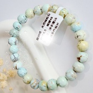 恣意生長丨湖北高瓷綠松石手串丨彌雅原創設計