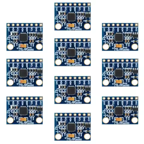 1/2/5/10 PCS GY521 IIC I2C module MPU-6050 Module 3-Axis Accelerometer Gyro Sensor for Arduino with
