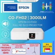[NEW MODEL 3000 ANSI LUMENS] EPSON FHD 4K PROJECTOR CO-FH02 WITH ANDROID TV 3,000 LUMENS (WARRANTY B