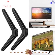 FKILLA TV Base, with Screw Sets 32-55 Inch TV Desktop Stand, Adjustable Table Top TV Pedestal Feet B