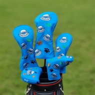 Fat Cat Cartoon Unique Golf Club Cover Head Cover Ball Head Protective Cap Cover Wooden Cover Putter