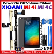 ORl NGS Brand Power On Off Volume Flex Cable Ribbon For XIAOMI Mi 4C Mi4C / XIAOMI Mi 4i Mi4i with P