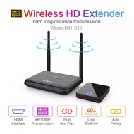 4K Wireless Video Audio HDMI Transmitter & Receiver 60M HD Extender For TV PC Camera