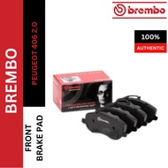 GENUINE BREMBO FRONT BRAKE PAD PEUGEOT 406 2.0