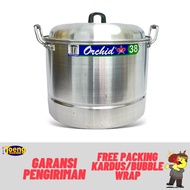 ORCHID 38cm MULTIPURPOSE POT ORCHID ALUMINUM POT/ STEAM POT/ COOLER/