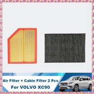 [W Y D H] Car Air Filter+Cabin Filter Set Car Accessories for  XC90 2Th 2014-2021 2.0 D4 D5 T5 T6 T8