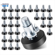 30-Piece Furniture Feet Pads Black Plastic Furniture Legs Adjustable Leveling Feet Table Feet Furnit