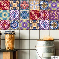 Mediterranean Style Tile Stickers Wall Decals Home Decor