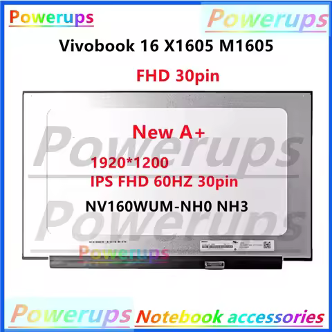 New A+ Laptop LCD/LED Screen/Display For Asus Vivobook 16X X1605 X1605V M1605 NV160WUM-NH0 NE160QDM-