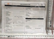 Kertas Wesel Pos Remittance Form Pengiriman Uang 4lembar READY STOCK