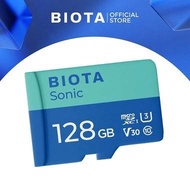 BIOTA Micro SD SD Card Sonic 128GB 100Mbps U3 V30 Micro SDXC Card