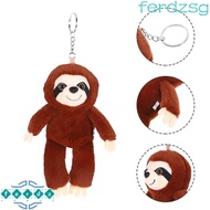 JENNIFERDZSG Sloth Small Pendant, Stuffed Animals Simulation Plush Sloth Keychain, Kids Toy Big Eyes