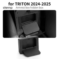Center Console Organizer Tray for  L200 Triton 2024 2025 Armrest Hidden Storage Box Accessories