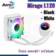 Aerocool Mirage L120 I White ARGB - 120mm AIO Liquid CPU Cooler
