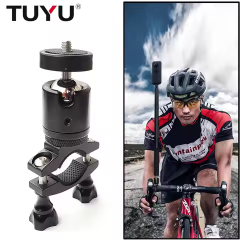 TUYU Insta360 ONE X ONE R Invisible Selfie aluminum alloy motorcycle Bike Handlebar Holder Mount for