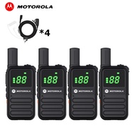 【2 PCS】Motorola T82(1-10km) วิทยุสื่อสาร กำลังไฟ10W 9800mAh Mini UHF 400-520Mhz Two Way Radio กันน้ำ