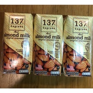 137 Unsweeten Almond Milk - 3 x 180ml