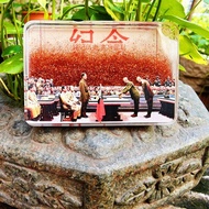 Historical Commemorative Glitter Ornaments Cuckoo Card Brick Mahjong Acrylic Magnetic Transparent Cu