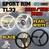 Enkei Sport Rim 3 Batang Kaki Spoke Leg Yamaha LC135 4S 5S Y15 Y16 Y125 RS150 Pearl White Matt Black Kilat Bright