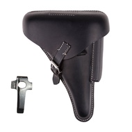 WWII German Luger P08 Hardshell Leather Holster Free Takedown Tool