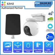 EZVIZ EB8 4G 2K 3MP Pan & Tilt 4G Network Smart Home Battery Camera With EZVIZ CS-CMT Solar Charging