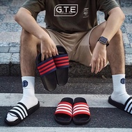 MERAH BI BI BI BI BI || SANDAL-GTE 006-SELOP-4B || Black Red White Sandals || Latest Model Full Rubb