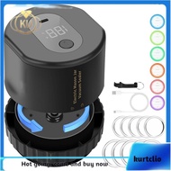 Vacuum Sealer, Wide Mouth and Regular Mouth Canning Lid Machine Kit for Food Storage Black