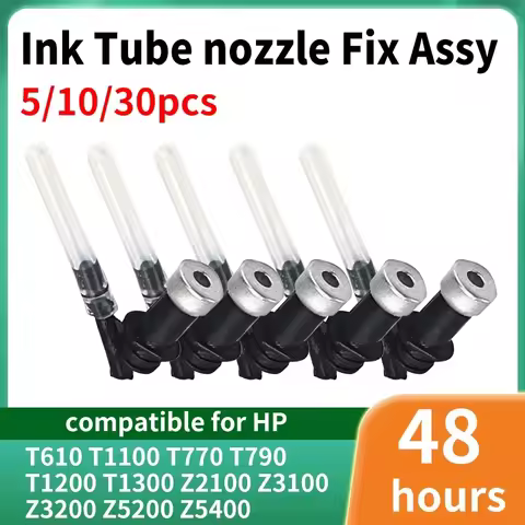 5~50pcs compatible Ink Tube nozzle Fix Assy for HP DesignJet T610 T1100 T770 T790 T1200 T1300 Z2100 