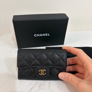 CHANEL 經典單層卡包荔枝牛皮