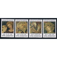 YT5113 San Marino 1973 Fabriano Painting 4 Brand New Foreign Stamps 0712