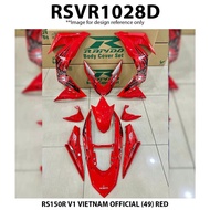 Body Cover Set Rapido Honda RS150R V1 V2 V3 VIETNAM OFFICIAL (49) Accessories Motor RS 150 RS150 R Coverset RS150
