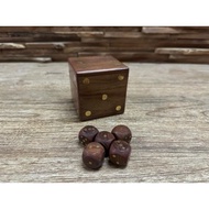 157A DICE BOX SQUARE 7.62 CM / DICE / DICE / DOMINO