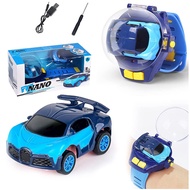 Watch RC Car Toy Mini Remote Control Cartoon Watch 2.4G Infrared Sensing Dustproof Accompany with Yo