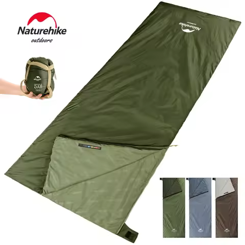 Naturehike LW180 Sleeping Bag Ultralight Cotton Spring Summer Lazy Bag Outdoor Hiking Camping Sleepi
