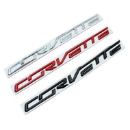 1 x Metal CORVETTE Letter Car Auto Decorative Emblem Badge Sticker Decal Replacement For CHEVROLET C