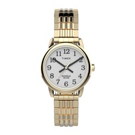 Timex TW2V06000 Easy Reader Perfect Fit นาฬิกาข้อมือผู้หญิง สีทอง