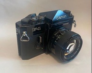 Canon F-1 及鏡頭FD 50mm 1:1.4單反菲林相機