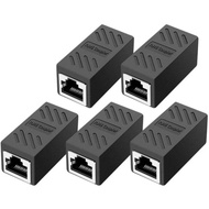 Barrel RJ 45 Coupler Female to Female Barrel RJ 45 black/black