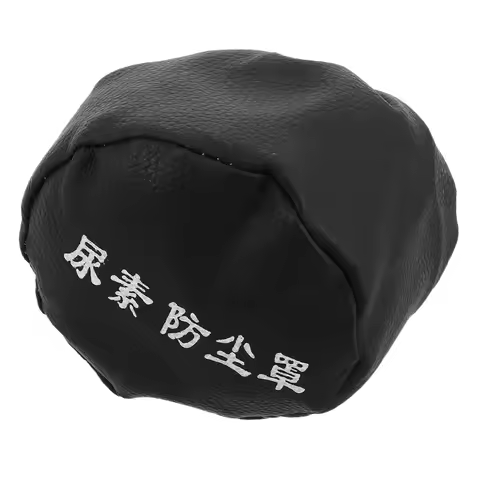Universal Oil Tank Cover Black Fake Leather Waterproof Cap Protects Urea Tank from Scratches and Dam