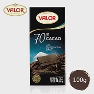 Valor 70%海鹽黑巧克力片 100g